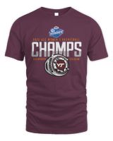 Blue 84 Virginia Tech Hokies 2023 ACC Women's Basketball Conference Tournament Champions Locker Room T-Shirt Unisex Standard T-Shirt maroon s