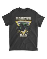 Monster Truck Dad T-Shirt Unisex Standard T-Shirt black s