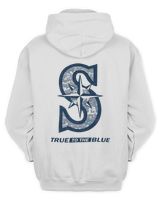 DK Metcalf MLB Seattle Mariners True To The Blue White Hoodie Unisex Hoodie white s