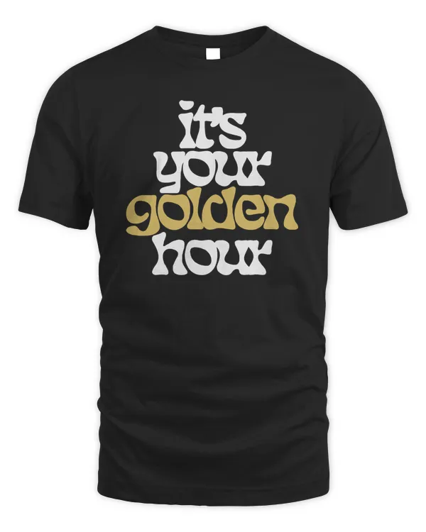 Jvke Merch It's Your Golden Hour T-Shirt Black