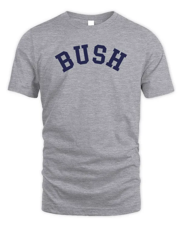 Bush Flocked Letter Tee Shirt