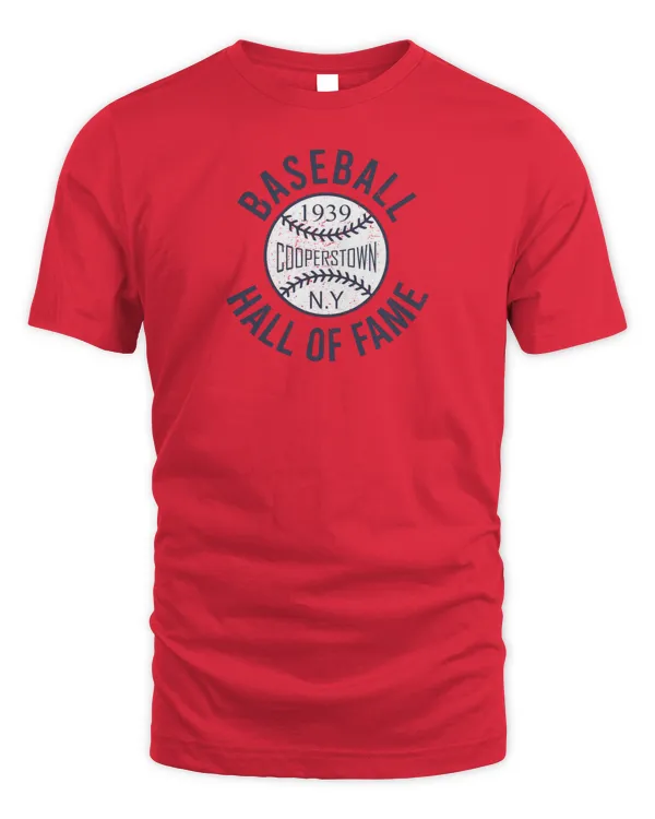 Hall Of Fame 1939 Cooperstown Legend Slub Red Shirt
