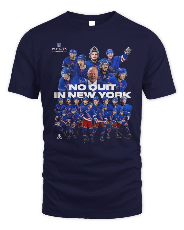 Fanatics Rangers 22-23 Playoff Team Photo T-Shirt Clothing