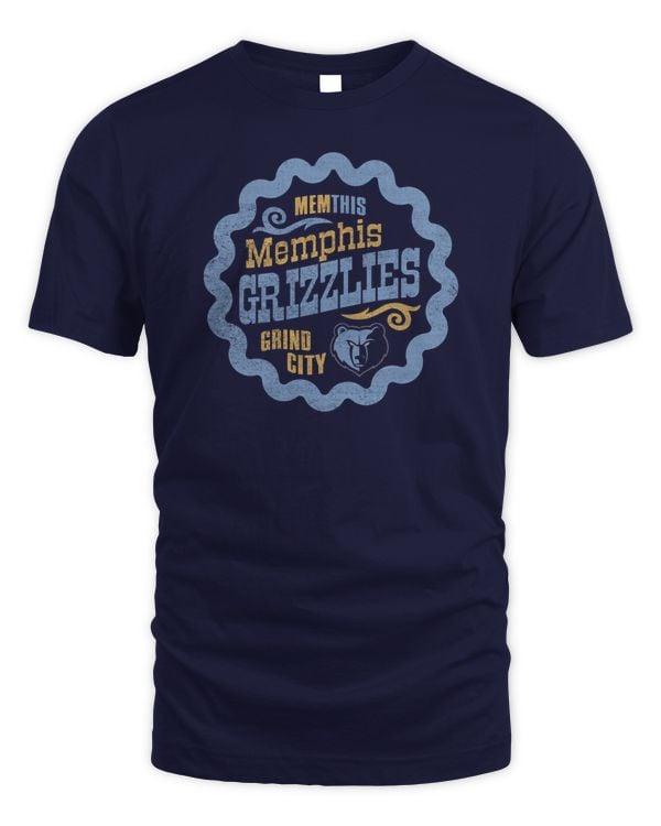 Men's 47 Navy Memphis Grizzlies Hometown Regional Franklin T-Shirt Official