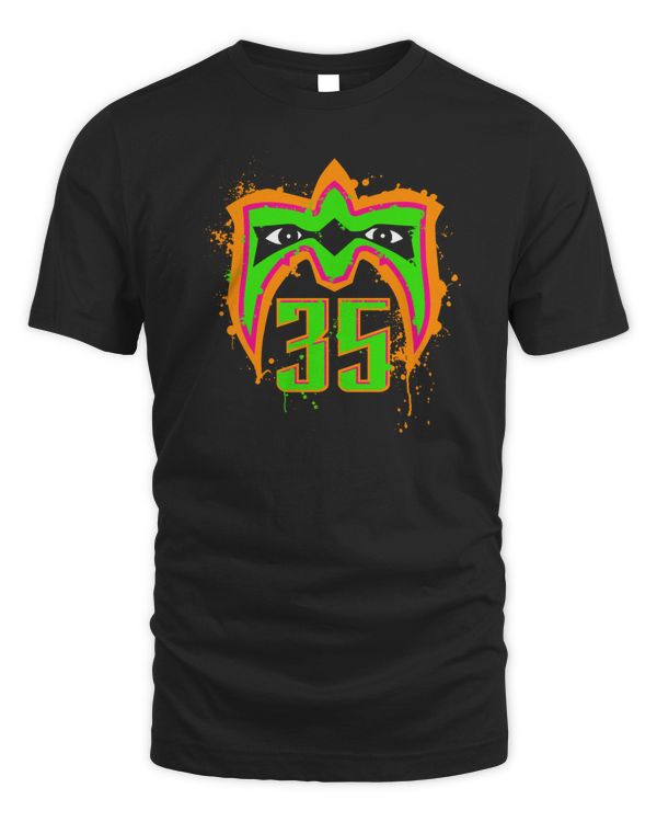WWE Black Ultimate Warrior 35th Anniversary T-Shirt