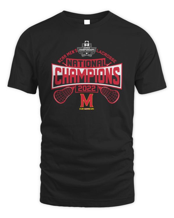 Maryland Terrapins 2022 NCAA Men's Lacrosse National Champions T-Shirt