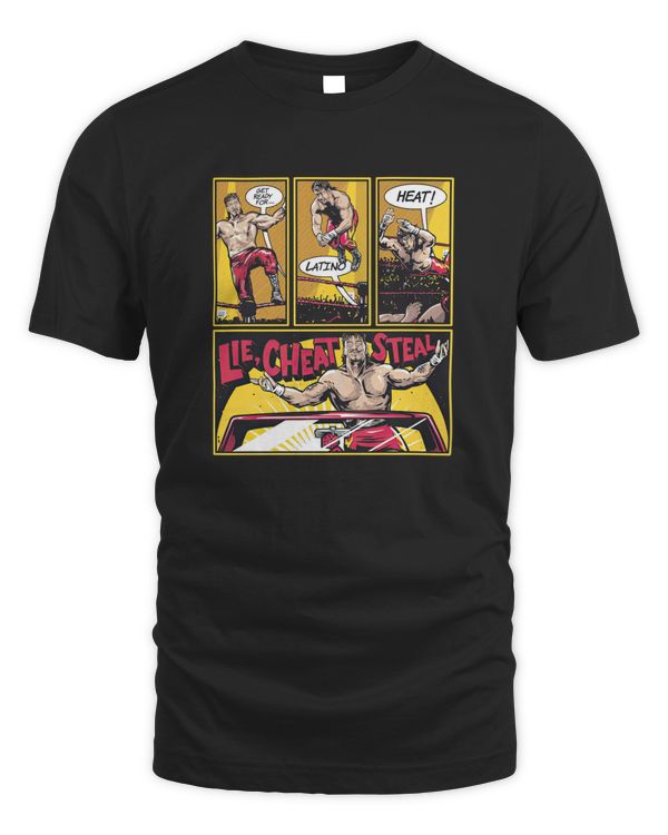 Wwe Black Eddie Guerrero Comic T-Shirt