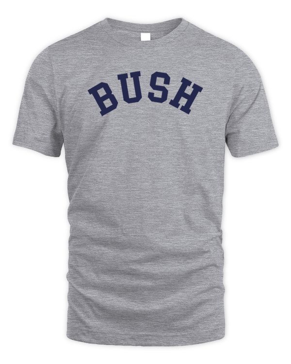 Bush Flocked Letter Tee Shirt