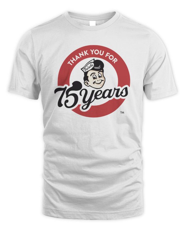 Frisch's 75th Anniversary White T Shirt